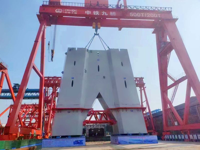 500t｜河南尊龙抖圈官网助力郴州长江公铁大桥建设！